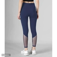 FAIRIANO Gym wear Workout Leggings Tights Ankle Length Stretchable Sports Leggings Yoga Track Pants for Girls Women - L