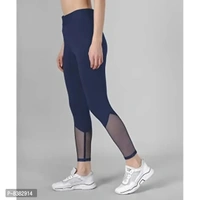 FAIRIANO Gym wear Workout Leggings Tights Ankle Length Stretchable Sports Leggings Yoga Track Pants for Girls Women - L