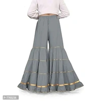Aglobi Womens/Girls Gorgeous Trendy Sarara Palazzo - Gray, 32