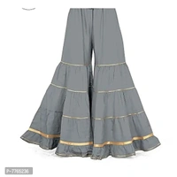Aglobi Womens/Girls Gorgeous Trendy Sarara Palazzo - Gray, 32