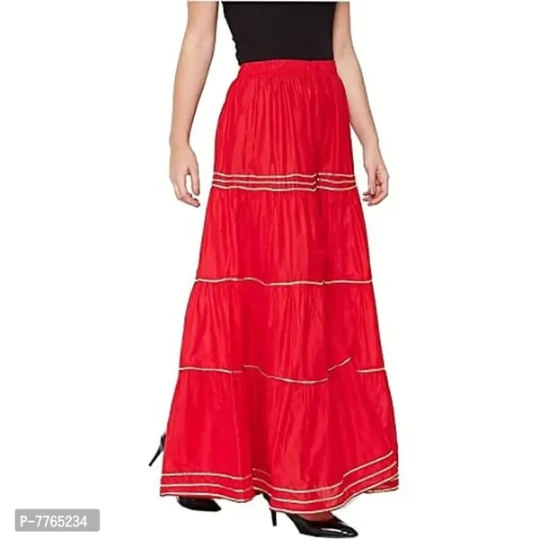 Aglobi Womens/Girls Gorgeous Trendy Sarara Palazzo (30, Red) - Red, 30