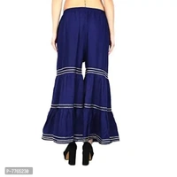 Aglobi Womens/Girls Gorgeous Trendy Sarara Palazzo (30, NavyBlue) - Navy Blue, 30