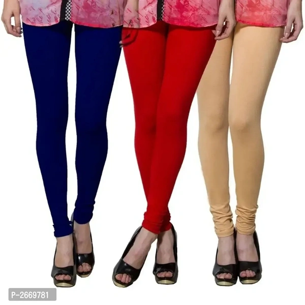 Adorable Cotton Leggings Set Of 3 - XL