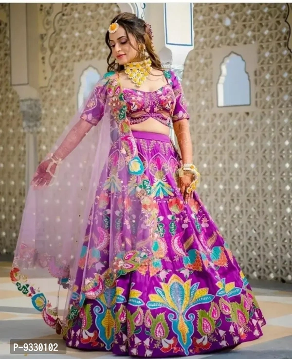 Designer Lehenga Choli With Heavy Embroidery Work,