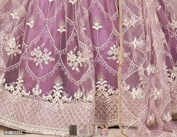Women Latest Designer Organza Embroidery Work Lehenga Choli