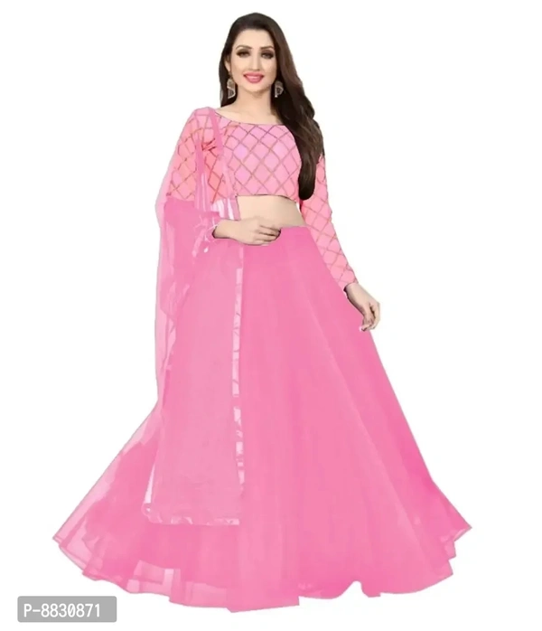 Stylish Women Satin Lehenga Cholis with Dupatta