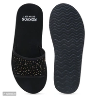 BLACK BEAUTIFUL SLIDER FOR WOMEN - 7