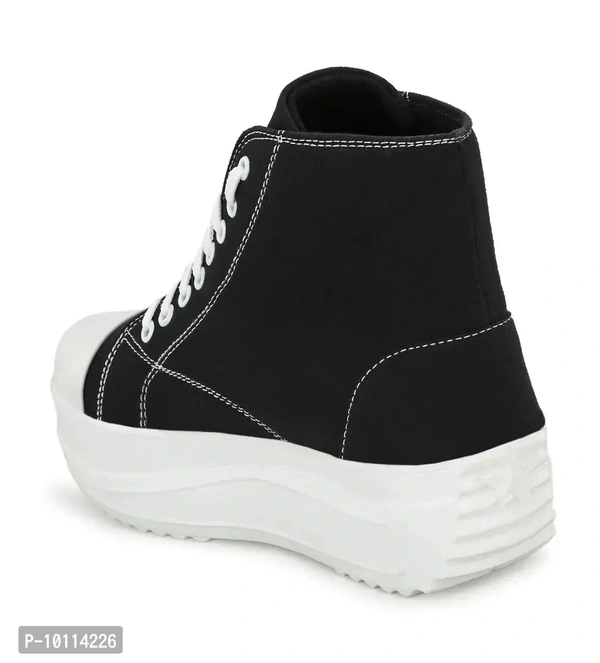 Stylish Fancy Canvas Casual Shoes Sneakers For Women - 6