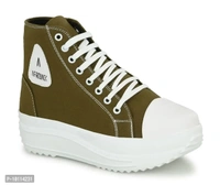 Stylish Fancy Canvas Casual Shoes Sneakers For Women - 5