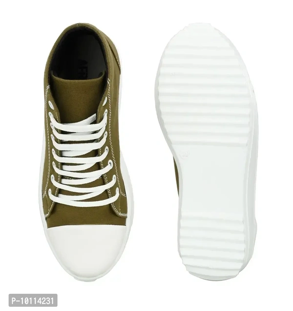 Stylish Fancy Canvas Casual Shoes Sneakers For Women - 5