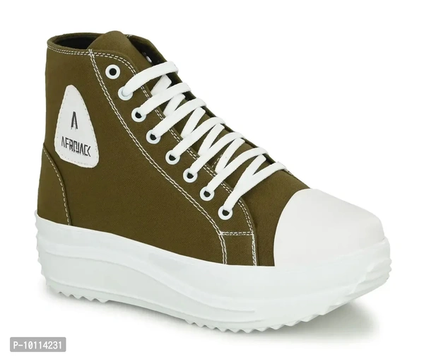 Stylish Fancy Canvas Casual Shoes Sneakers For Women - 6