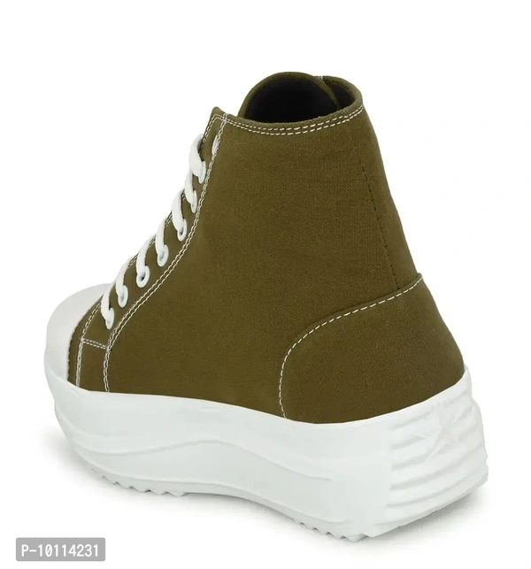 Stylish Fancy Canvas Casual Shoes Sneakers For Women - 7