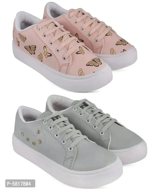 WOMEN FASHIONABLE SHOES (COMBO OF 2) - 5