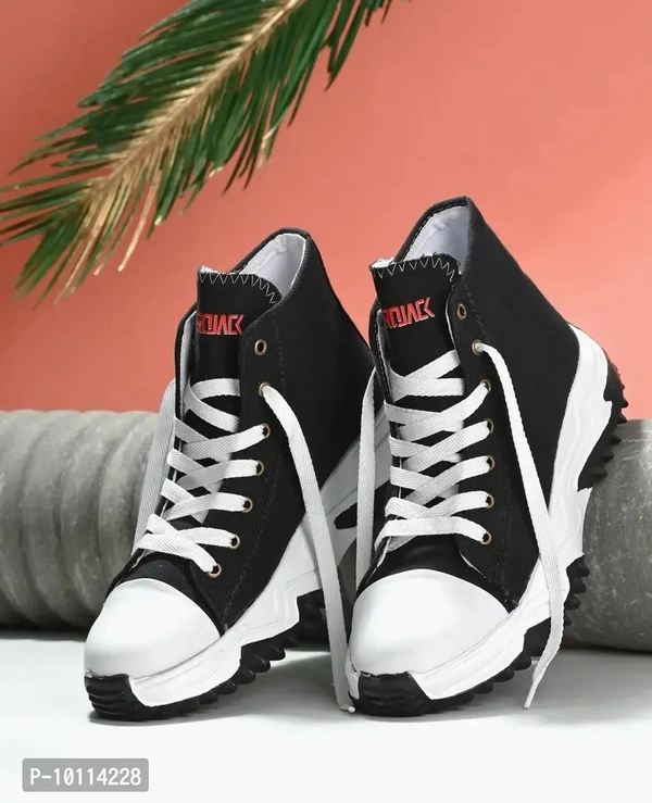 Stylish Fancy Canvas Casual Shoes Sneakers For Women - 4