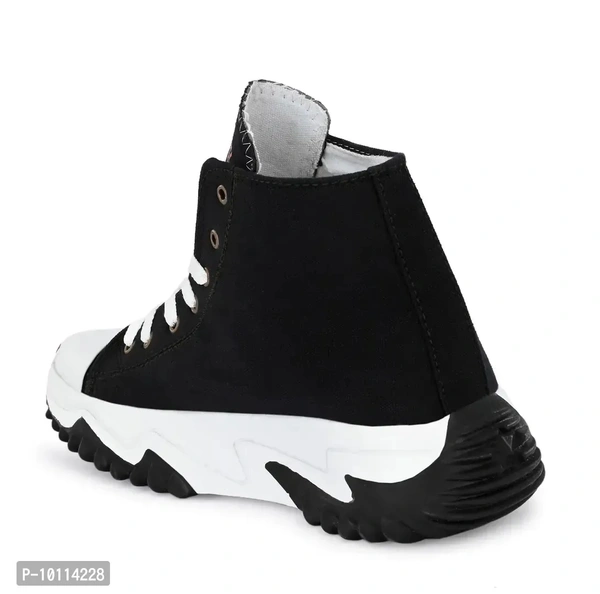 Stylish Fancy Canvas Casual Shoes Sneakers For Women - 4