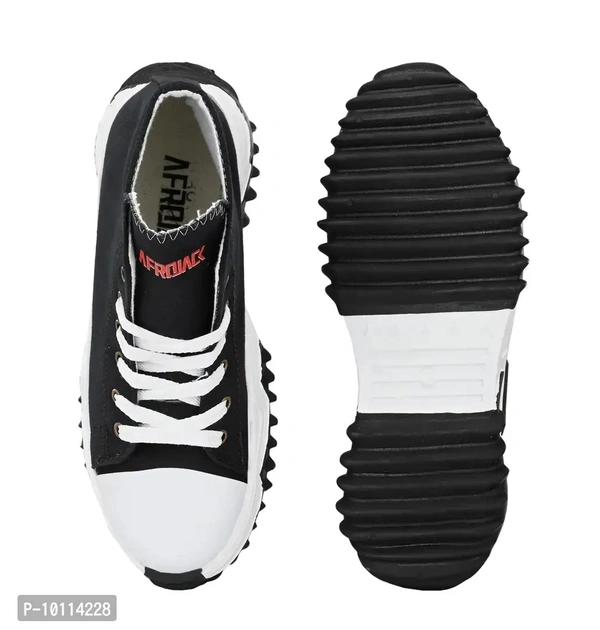 Stylish Fancy Canvas Casual Shoes Sneakers For Women - 5