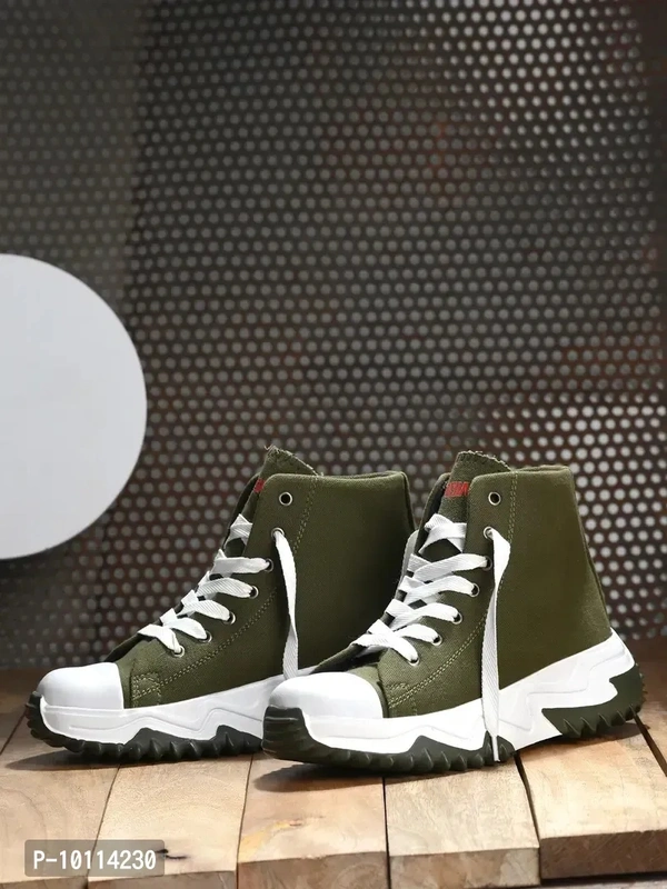 Stylish Fancy Canvas Casual Shoes Sneakers For Women - 9