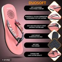 Stylish Synthetic Leather Slippers For Women - 6
