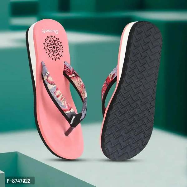 Stylish Synthetic Leather Slippers For Women - 7