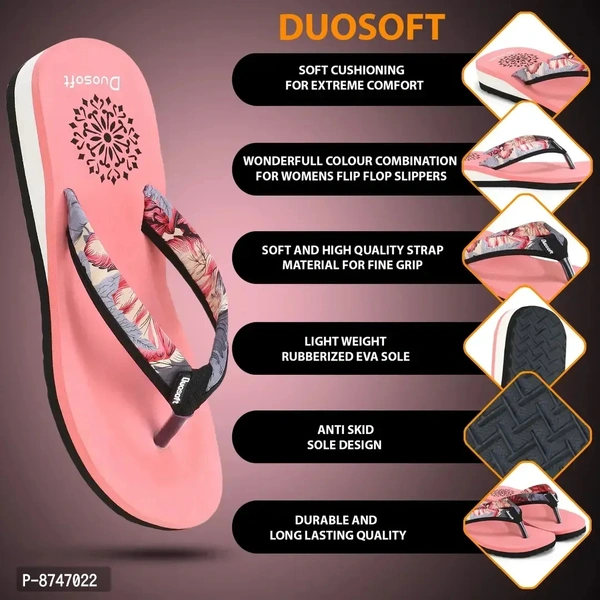 Stylish Synthetic Leather Slippers For Women - 7