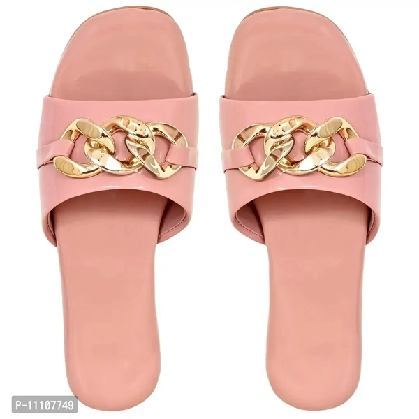 Women Solid Casual Slippers - 4