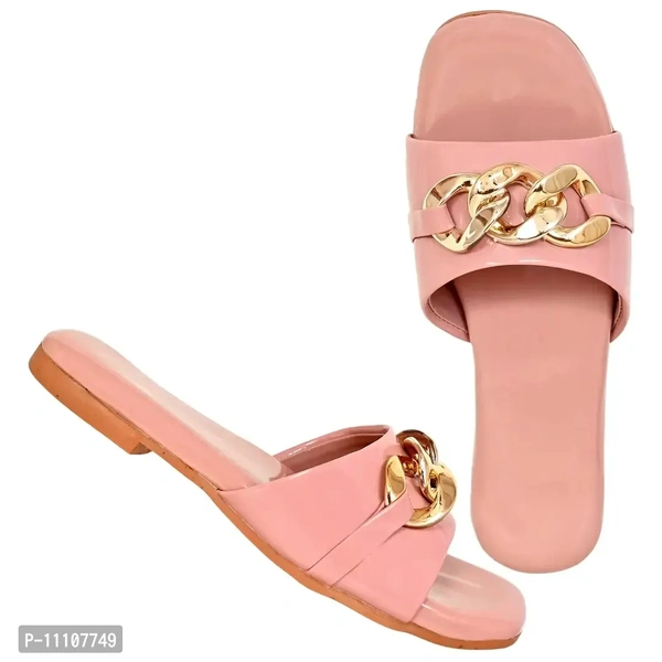 Women Solid Casual Slippers - 7