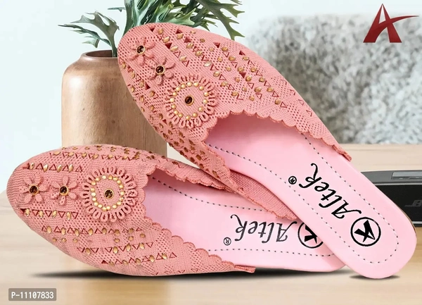 Women Embroidered Casual Slippers - 5