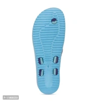 Elegant Blue EVA Solid Flip Flops For Women - 41