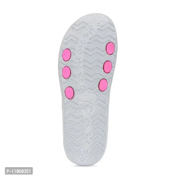 Elegant Pink EVA Solid Flip Flops For Women - 38