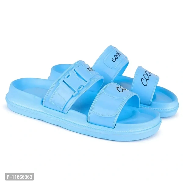 Elegant Blue EVA Solid Flip Flops For Women - 37