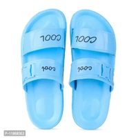Elegant Blue EVA Solid Flip Flops For Women - 37