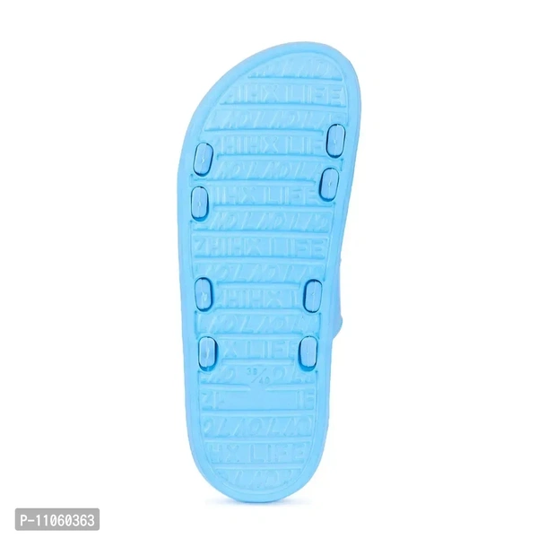 Elegant Blue EVA Solid Flip Flops For Women - 37
