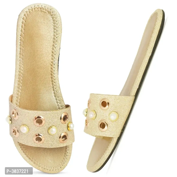 Elegant Silver Synthetic Women's Slippers