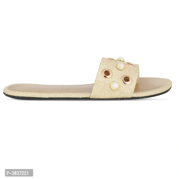 Elegant Silver Synthetic Women's Slippers