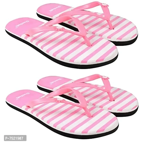 Duosoft EVA Flip Flop Padded Heel Slippers for Women & Girls – Super Soft Comfort, Pack of 2 - 7