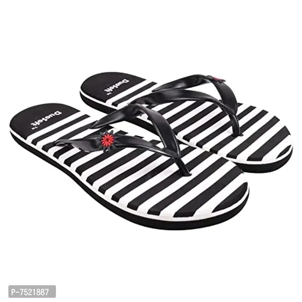 Duosoft Stylish Comfort Super Soft, Casual Durable Anti-Skid, Light Weight Fabrication Flip Flop Slipper For Womens Girls, Material: Eva, (DS-005), Pack of 2, Size: 4 to 8. - 5