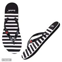 Duosoft Stylish Comfort Super Soft, Casual Durable Anti-Skid, Light Weight Fabrication Flip Flop Slipper For Womens Girls, Material: Eva, (DS-005), Pack of 2, Size: 4 to 8. - 5
