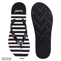 Duosoft Stylish Comfort Super Soft, Casual Durable Anti-Skid, Light Weight Fabrication Flip Flop Slipper For Womens Girls, Material: Eva, (DS-005), Pack of 2, Size: 4 to 8. - 5