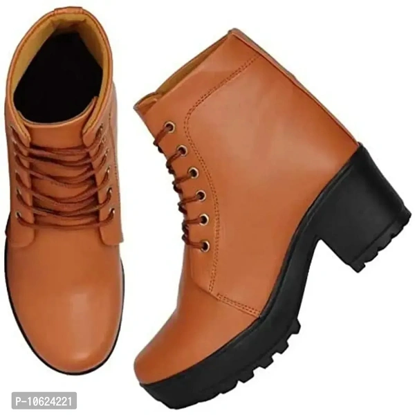 Walky Wear Latest Chukka Boots Shoe for Womens and Girls Tan - 3Uk