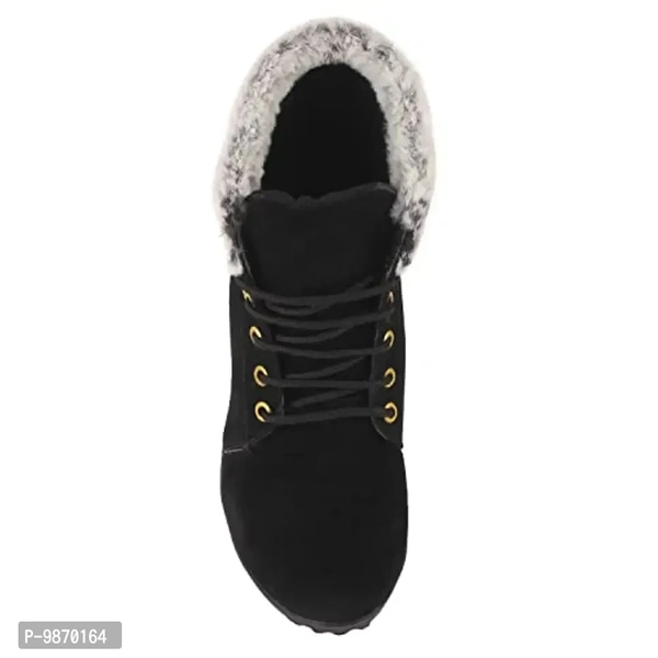 Flynce Women's Girl's Casual and Stylish Ankle Long Boot P_F3 - 4