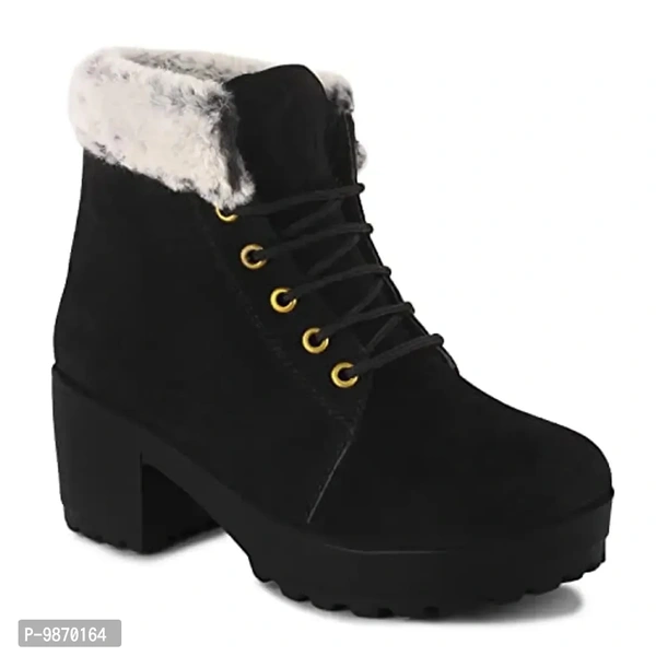Flynce Women's Girl's Casual and Stylish Ankle Long Boot P_F3 - 5