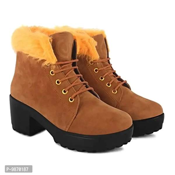 Flynce Women's Girl's Casual and Stylish Ankle Long Boot P_F3 - 5