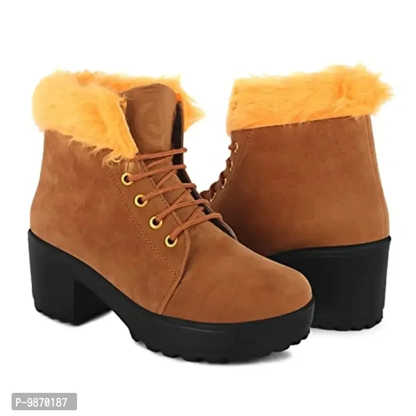 Flynce Women's Girl's Casual and Stylish Ankle Long Boot P_F3 - 5