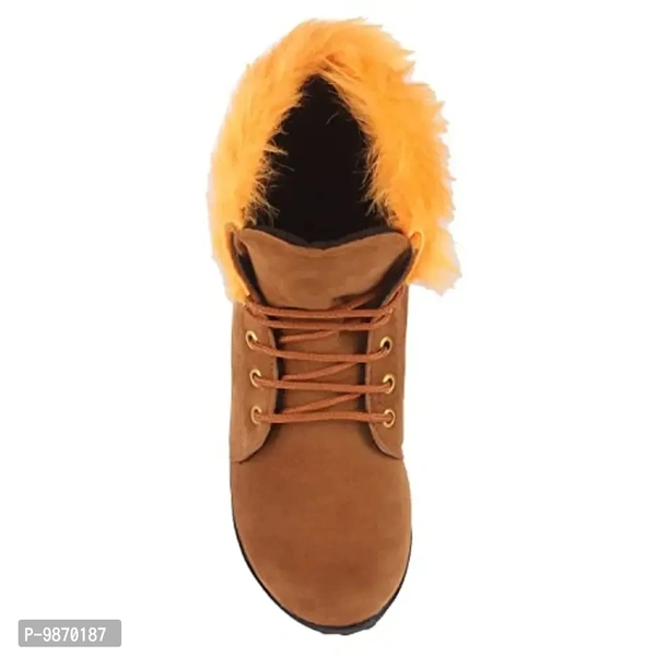 Flynce Women's Girl's Casual and Stylish Ankle Long Boot P_F3 - 6