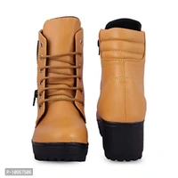 Rodricks Women's Fashion Casual Boots Tan - 6UK