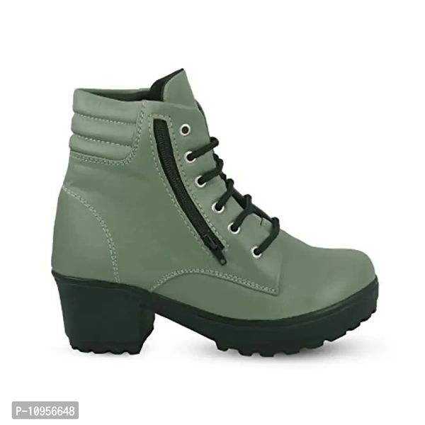 Rodricks Women's Fashion Casual Boots Green - 5