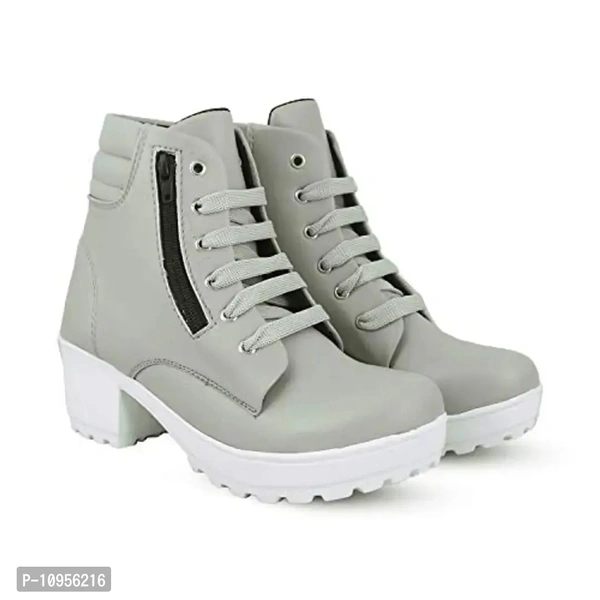 Rodricks Women's Fashion Casual Boots Grey - 5