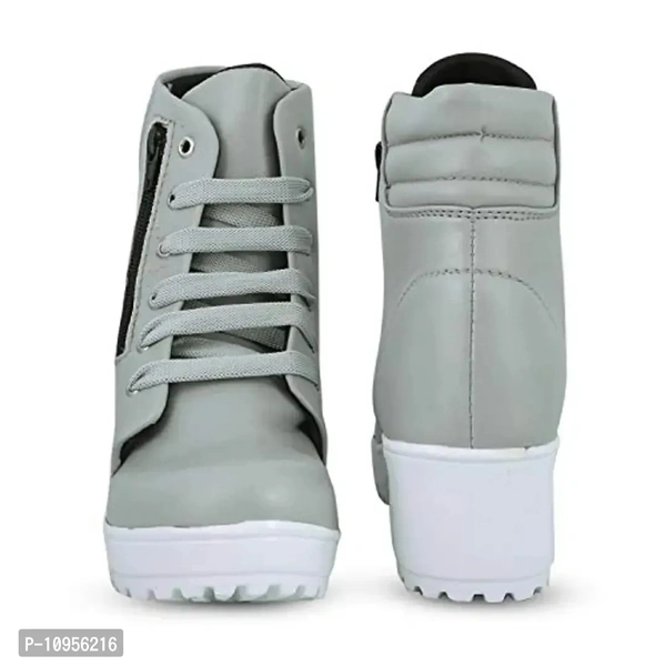 Rodricks Women's Fashion Casual Boots Grey - 5