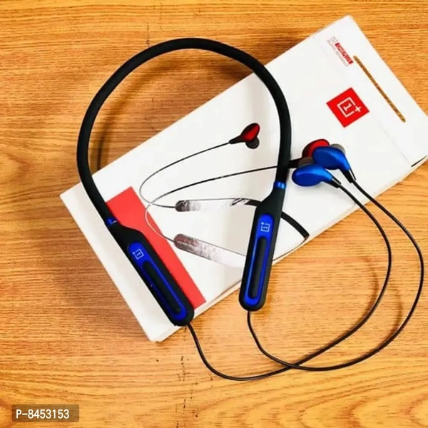 One Plus Bullet Neckband in Ear Wireless Bluetooth Neckband With Mic