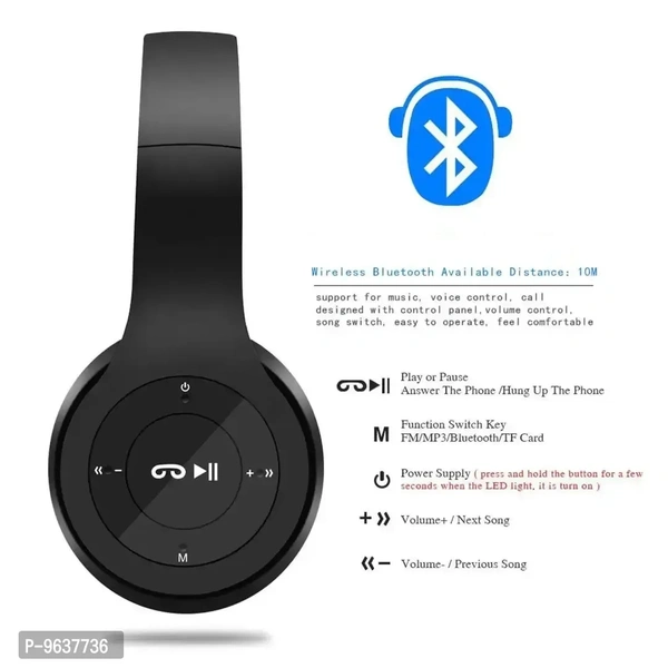 Stylish Multicoloured In-ear Bluetooth Wireless Headphones With Microphone